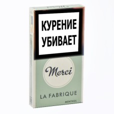 Сигареты Merci - La Fabrique Menthol - SuperSlims (МРЦ 145)