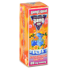 Жидкость для эл. сигарет - Gang Ice - Апельсиновый бабл гам - (30 мл)