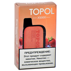 POD система  TOPOL X - 5000 затяжек - Клубничный лёд - 2% - (1 шт.)