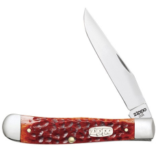 Нож перочинный Zippo - Chestnut Bone Standard Jigged Trapper (50562)